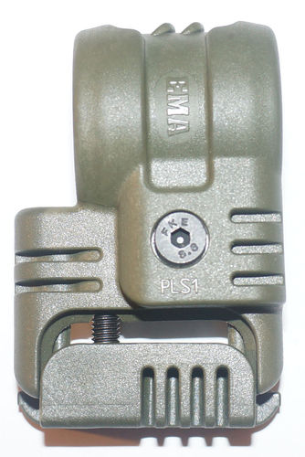 Picatinny-Lampenhalter, EMA, für Taschenlampen mit vers. Durchmessern, oliv