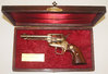 Revolver, Colt Mod.1873 SA Pony-Express, vergoldet, Kaliber .22lr, 4.5"Lauf