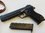 Halbautom. Pistole, SIG P49/P210, Kal. 9mmLuger, mit Schulterholster und Ersatzmagazin