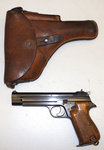Halbautom. Pistole SIG P210-1 Kal. 7,65mmPara mit Schulterholster