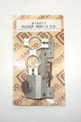 B-Square Optik-Montage für Ruger Mini 14 24mm Durchmesser grau lackiert / Stainless Steel