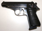 Halbautom. Pistole Walther PP Kal. 7,65mmBrow. Stempel Polizei Niedersachsen